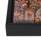 Romantic Antique Kashmar Persian Framed Canvas Print Gallery Image 3