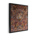 Romantic Antique Kashmar Persian Framed Canvas Print Gallery Image 2