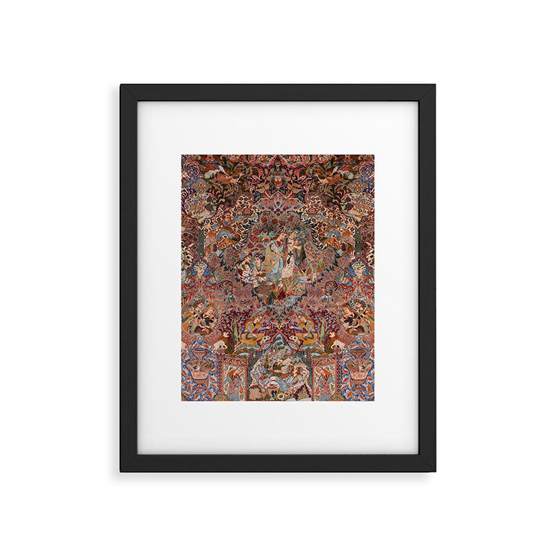 Romantic Antique Kashmar Persian Framed Art Print Gallery Image 6
