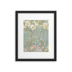 Romantic Chinoiserie Pearl Garden Framed Art Print Gallery Image 5