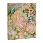 Romantic Marble End Paper Floral 1788 William Kilburn Canvas Print Gallery Image 6