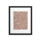Rose Gold Glitter Sequin Framed Art Print Gallery Image 6