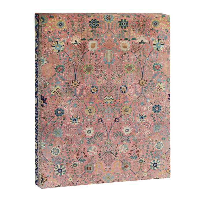 Rose Petag Tabriz Antique Persian Canvas Print Gallery Image 1