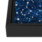 Starry Night Sky Cosmic Constellations Framed Canvas Print Gallery Image 3