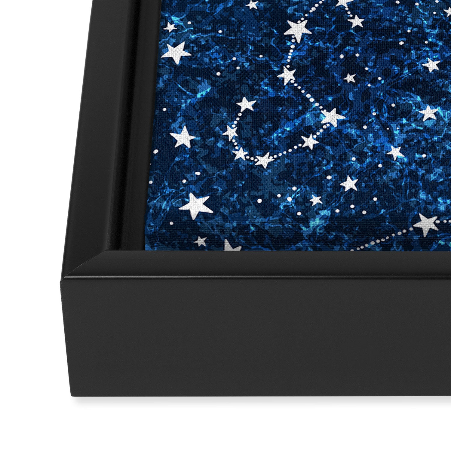 Starry Night Sky Cosmic Constellations Framed Canvas Print Gallery Image 3