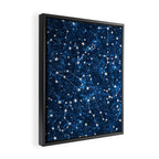 Starry Night Sky Cosmic Constellations Framed Canvas Print Gallery Image 2