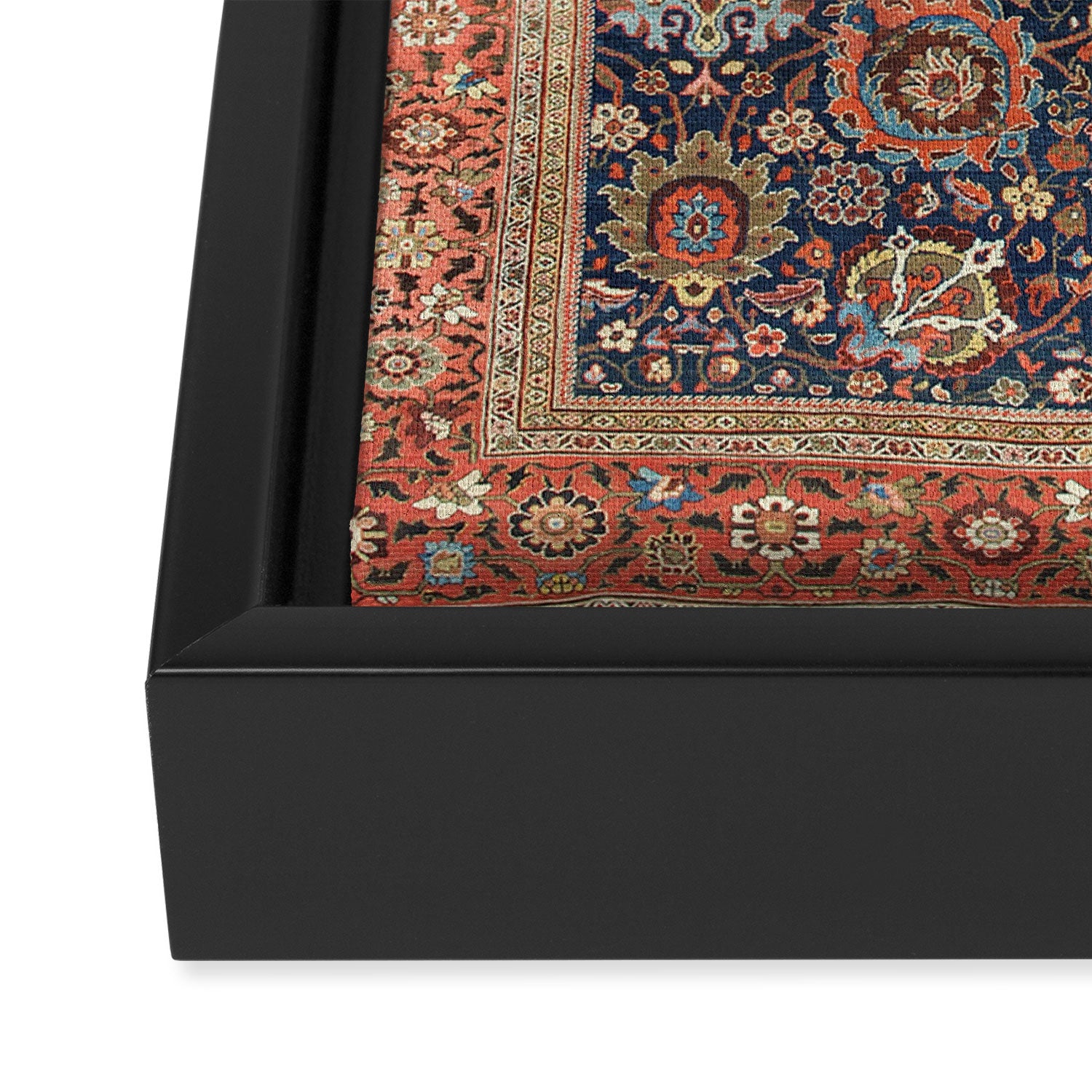 Sultanabad Antique Persian Framed Canvas Print Gallery Image 3