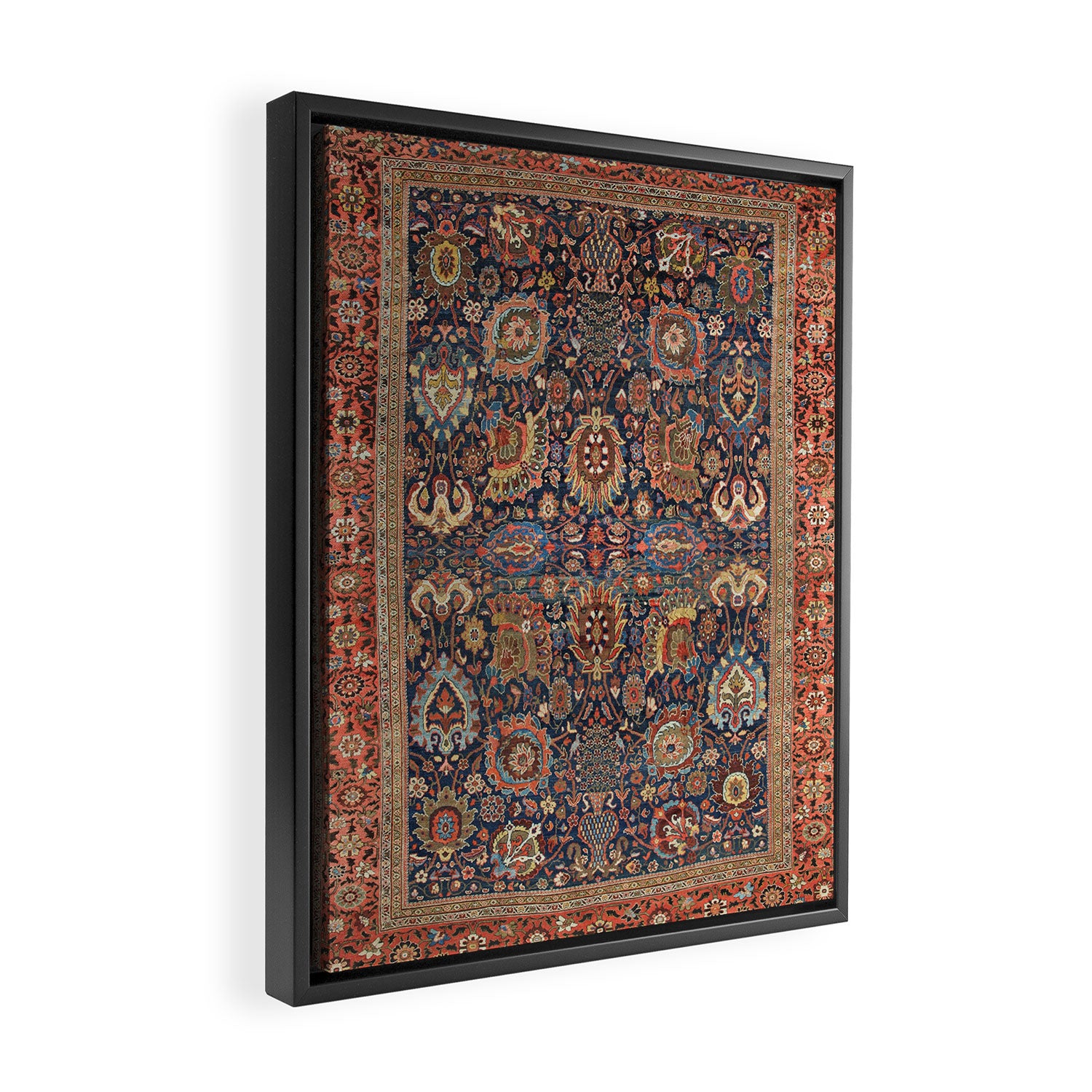 Sultanabad Antique Persian Framed Canvas Print Gallery Image 2