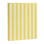 Sunshine Yellow Simple Stripe Canvas Print Gallery Image 8