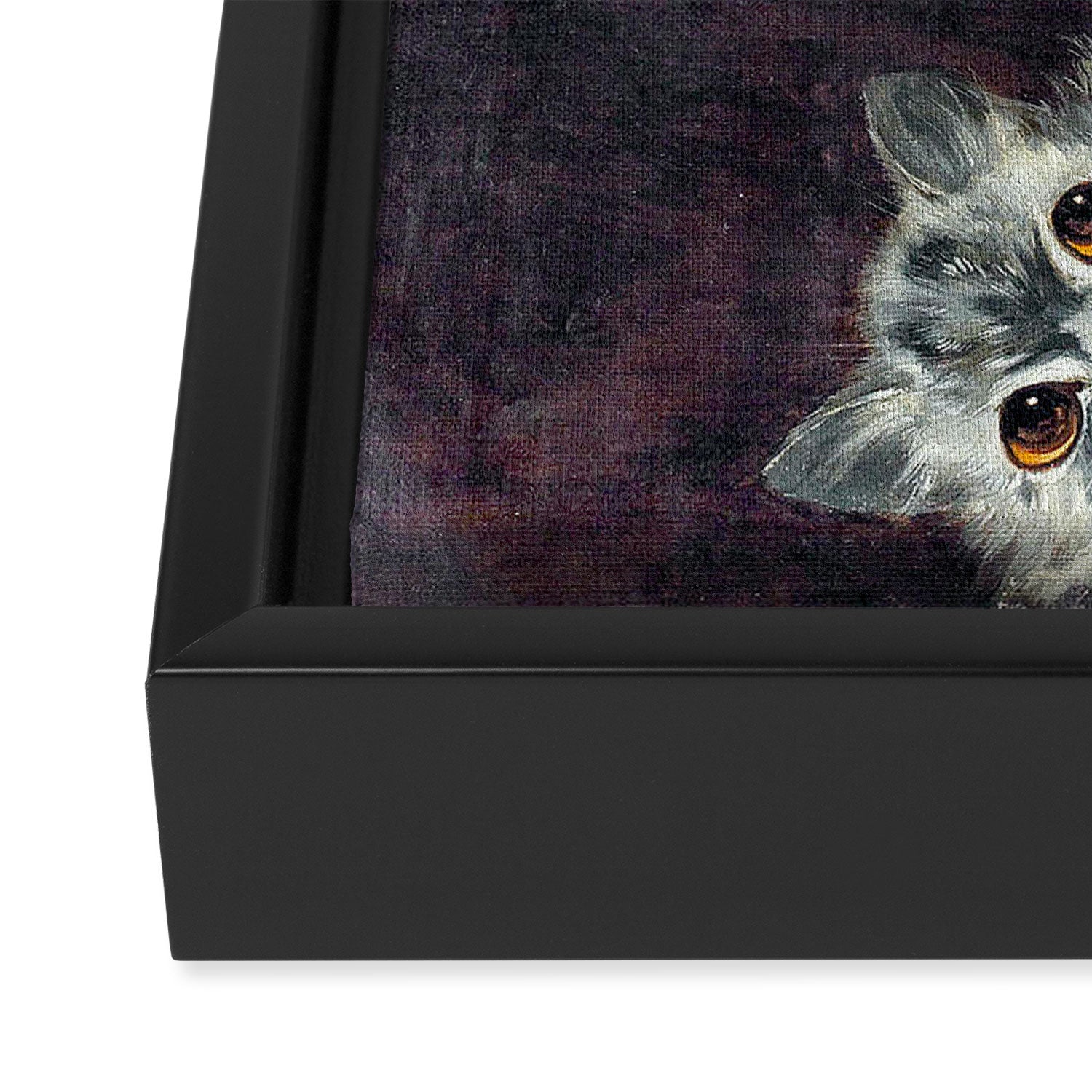 'The Bachelor Party' Vintage Cat Art by Louis Wain Cat Art Framed Canvas Print Gallery Image 3