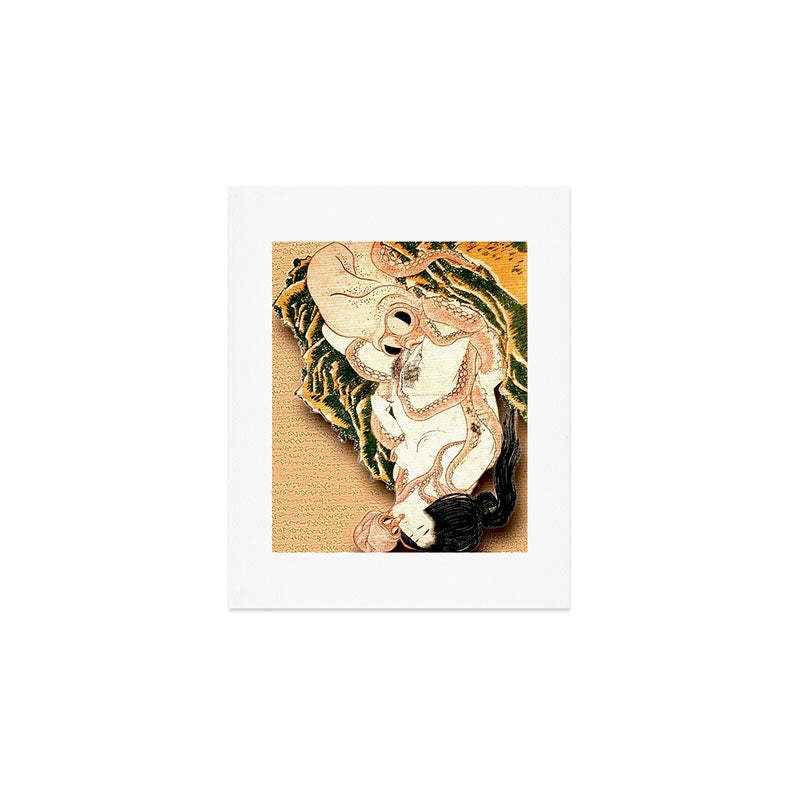 The Dream of the Fisherman's Wife by Katsushika Hokusai Art Print Gallery Image 1