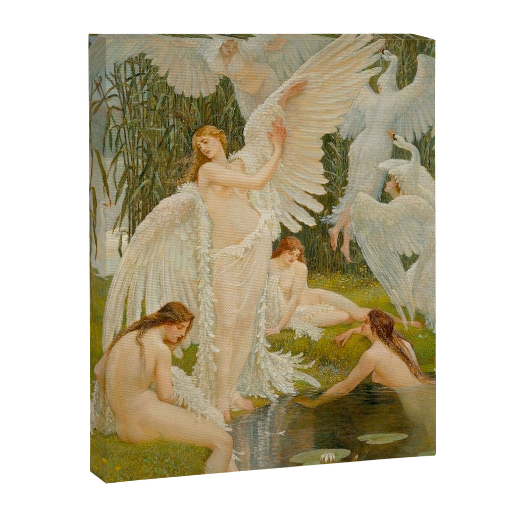 The Swan Maidens by Walter Crane Canvas Print Gallery Image 6
