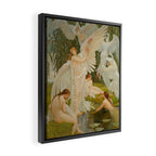The Swan Maidens by Walter Crane Framed Canvas Print Gallery Image 2