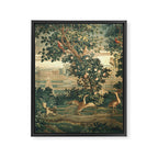 The Widow Guillaume Werniers Verdure Château & Garden Tapestry Framed Canvas Print Gallery Image 8