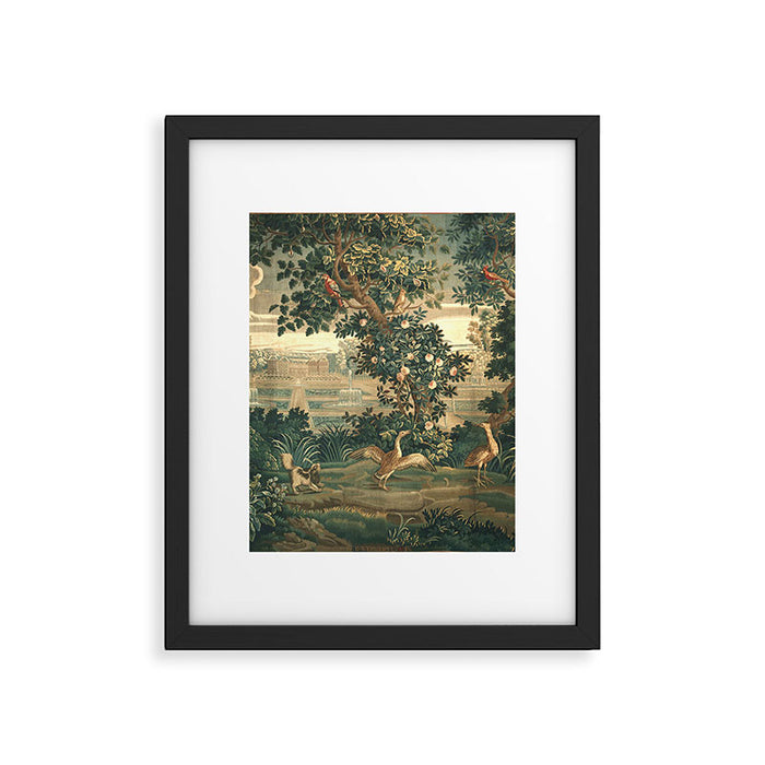 The Widow Guillaume Werniers Verdure Château & Garden Tapestry Framed Art Print Gallery Image 1