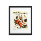 'To Wish You A Merry Christmas' by Louis Wain Framed Art Print Gallery Image 5
