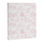 Toile de Jouy Vintage French Romantic Pastoral Baby Pink & White Canvas Print Gallery Image 8