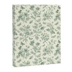 Toile de Jouy Wild Roses & Butterflies Forest Green Floral Canvas Print Gallery Image 8