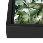 Tropical Banana Leaf Botanical Framed Canvas Print Gallery Image 3