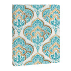 Turquoise Golden Moroccan Baroque Pattern II Canvas Print Gallery Image 8