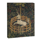Unicorn In Captivity 'The Lady and the Unicorn' Medieval Tapestry Canvas Print Gallery Image 6
