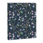 Vintage Bluebell & Snowdrop Navy Blue Floral Canvas Print Gallery Image 8