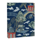 Vintage Chinoiserie Pagoda Bridge Garden Landscape Canvas Print Gallery Image 8