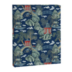 Vintage Chinoiserie Pagoda Bridge Garden Landscape Canvas Print Gallery Image 8
