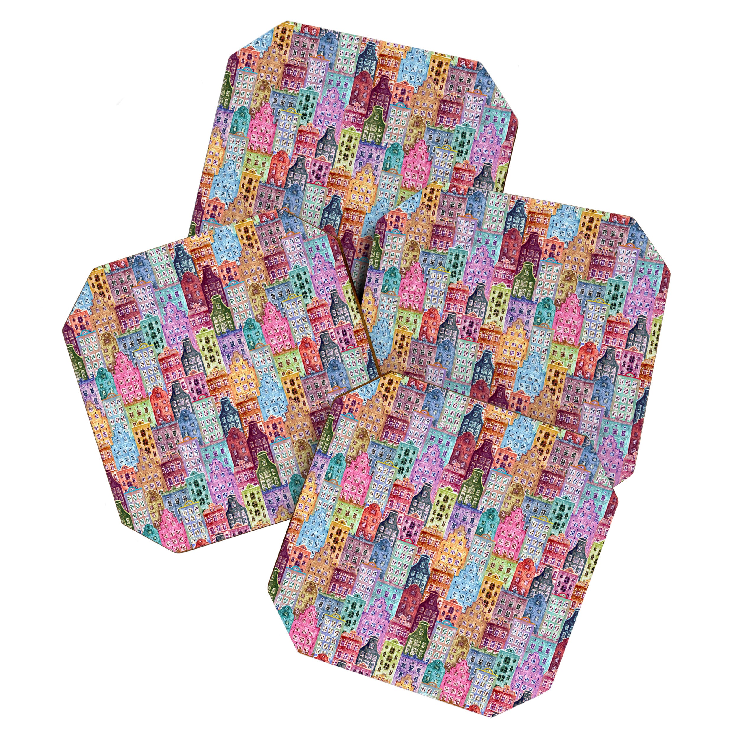 Vintage Gingerbread Town Coaster Gallery Image 1