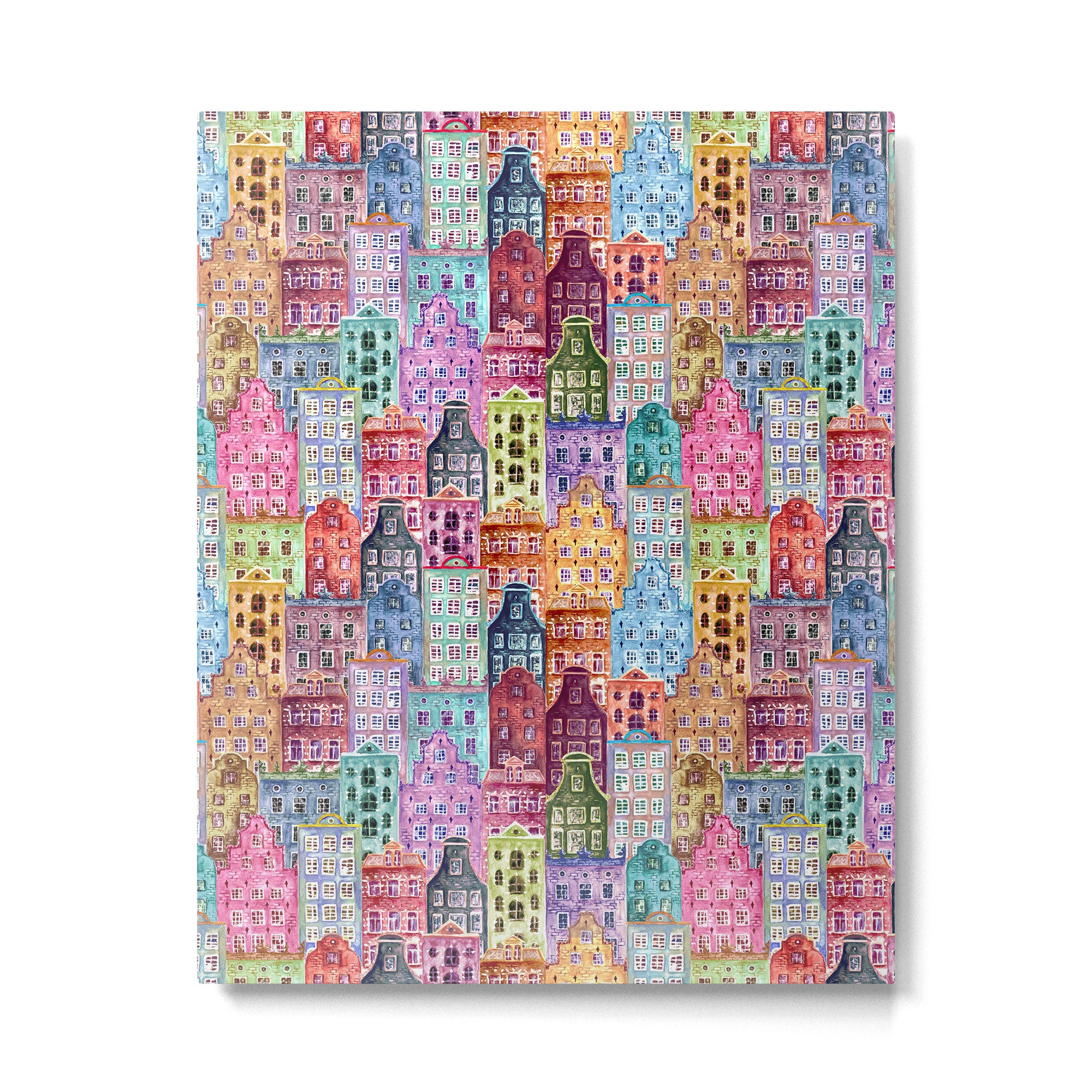 Vintage Gingerbread Town Metal Print Gallery Image 6