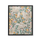 Walter Crane Parakeets Arts & Crafts Design Pale Blue Framed Canvas Print Gallery Image 8
