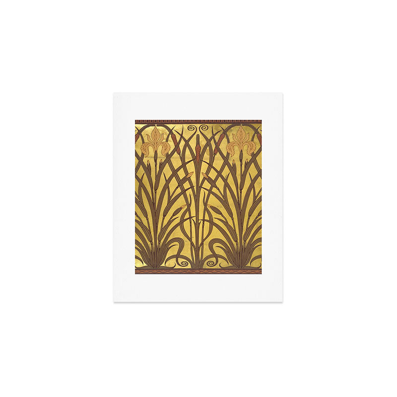 Walter Crane Rush & Iris Art Nouveau Art Print Gallery Image 1