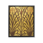 Walter Crane Rush & Iris Art Nouveau Framed Canvas Print Gallery Image 8