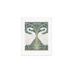 Walter Crane Swans Rush and Iris Vintage Swan Design Art Print Gallery Image 1