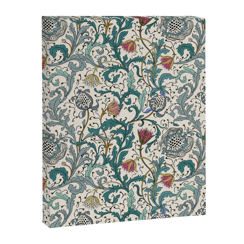 Walter Crane Teazle Art Nouveau Floral Canvas Print Gallery Image 8