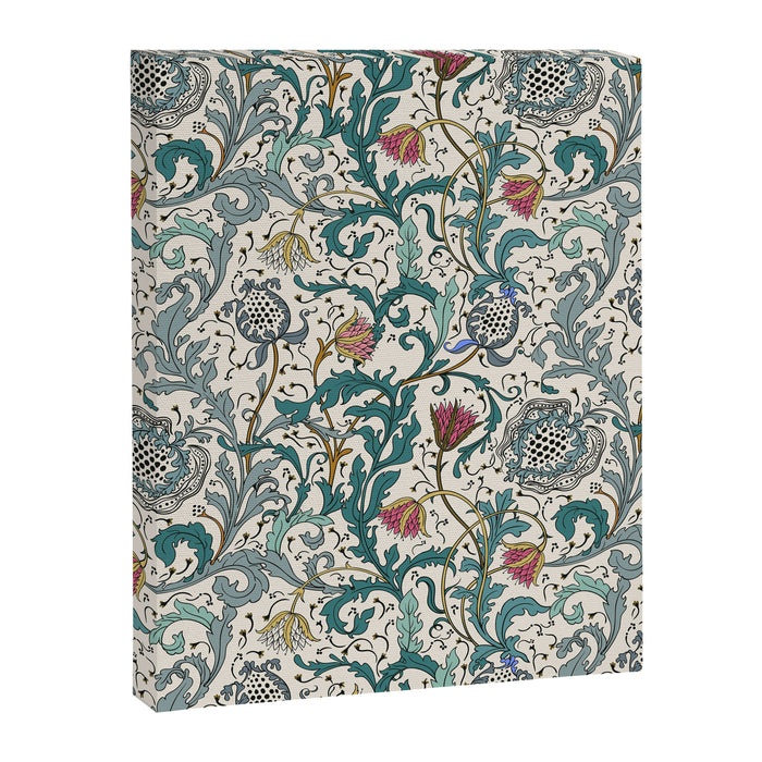 Walter Crane Teazle Art Nouveau Floral Canvas Print Gallery Image 1