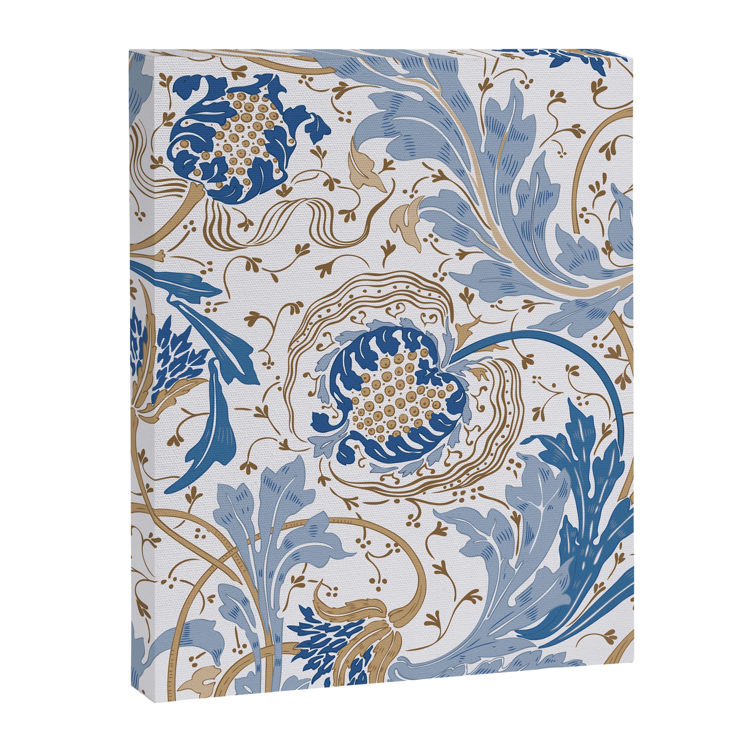 Walter Crane Teazle Art Nouveau Powder Blue Canvas Print Gallery Image 8