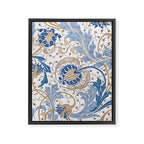 Walter Crane Teazle Art Nouveau Powder Blue Framed Canvas Print Gallery Image 8