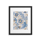 Walter Crane Teazle Art Nouveau Powder Blue Framed Art Print Gallery Image 6
