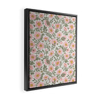Wild Roses Cottage Garden Summer Floral Pattern Framed Canvas Print Gallery Image 2