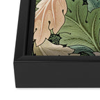 William Morris Acanthus Forest Green Framed Canvas Print Gallery Image 3