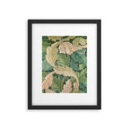 William Morris Acanthus Forest Green Framed Art Print Gallery Image 5
