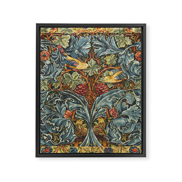 William Morris Acanthus & Vine Framed Canvas Print Gallery Image 1