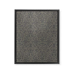 William Morris Acorn Pure Charcoal Gilver Framed Canvas Print Gallery Image 8