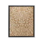William Morris Acorn Pure Gilver Copper  Framed Canvas Print Gallery Image 8