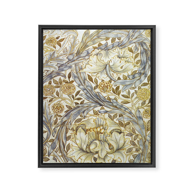 William Morris African Marigold Antique Art Framed Canvas Print Gallery Image 6