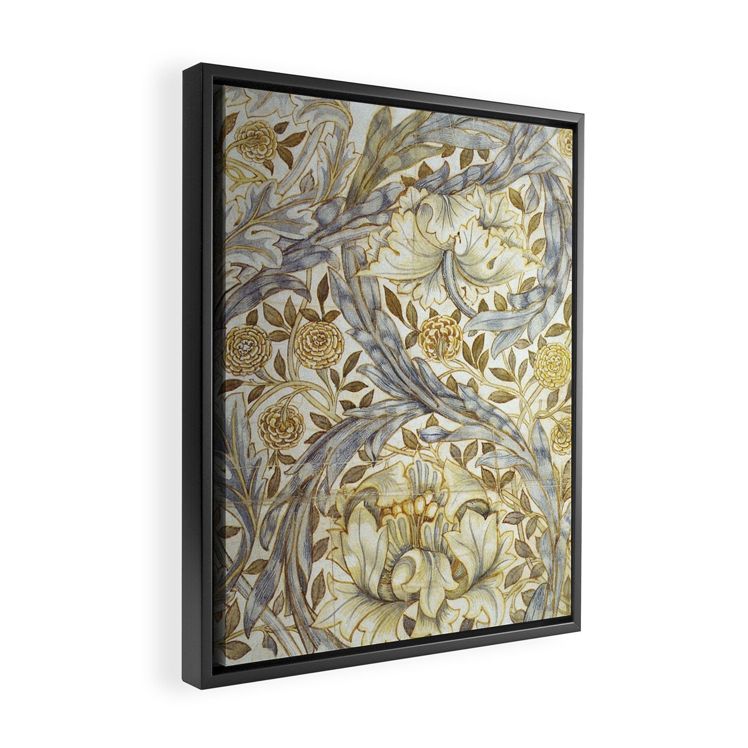 William Morris African Marigold Antique Art Framed Canvas Print Gallery Image 2