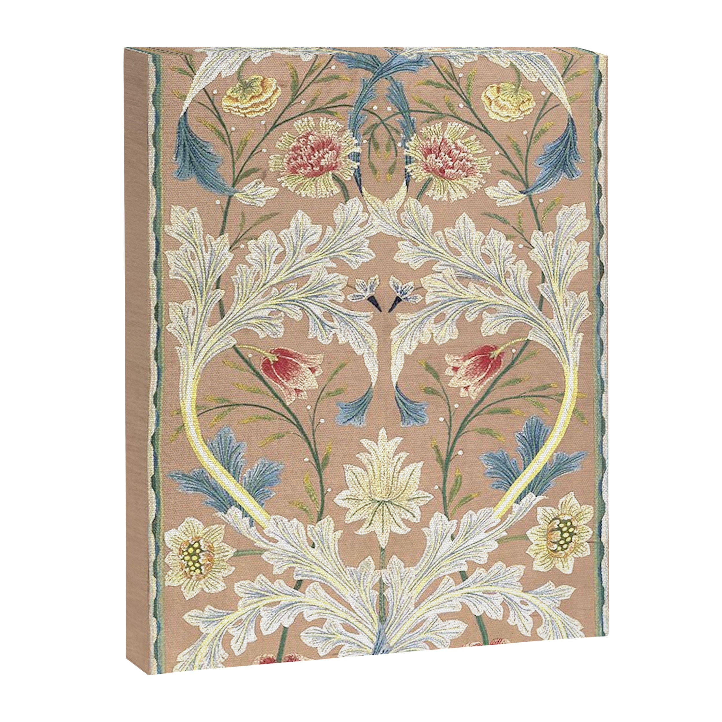 William Morris Antique Floral Embroidery Panel 1875 Canvas Print Gallery Image 6