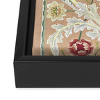 William Morris Antique Floral Embroidery Panel 1875 Framed Canvas Print Gallery Image 3