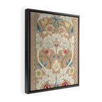 William Morris Antique Floral Embroidery Panel 1875 Framed Canvas Print Gallery Image 2
